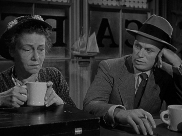 Richard Widmark and Thelma Ritter in 'Pickup on South Street'